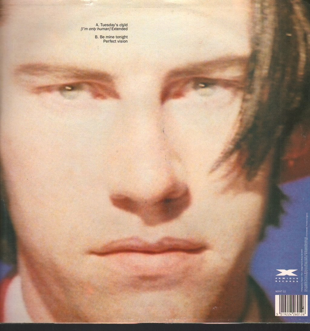 Pleasure (2000’s Group) Tuesday’s Child 12″ vinyl UK Anxious 1990 . Pic sleeve