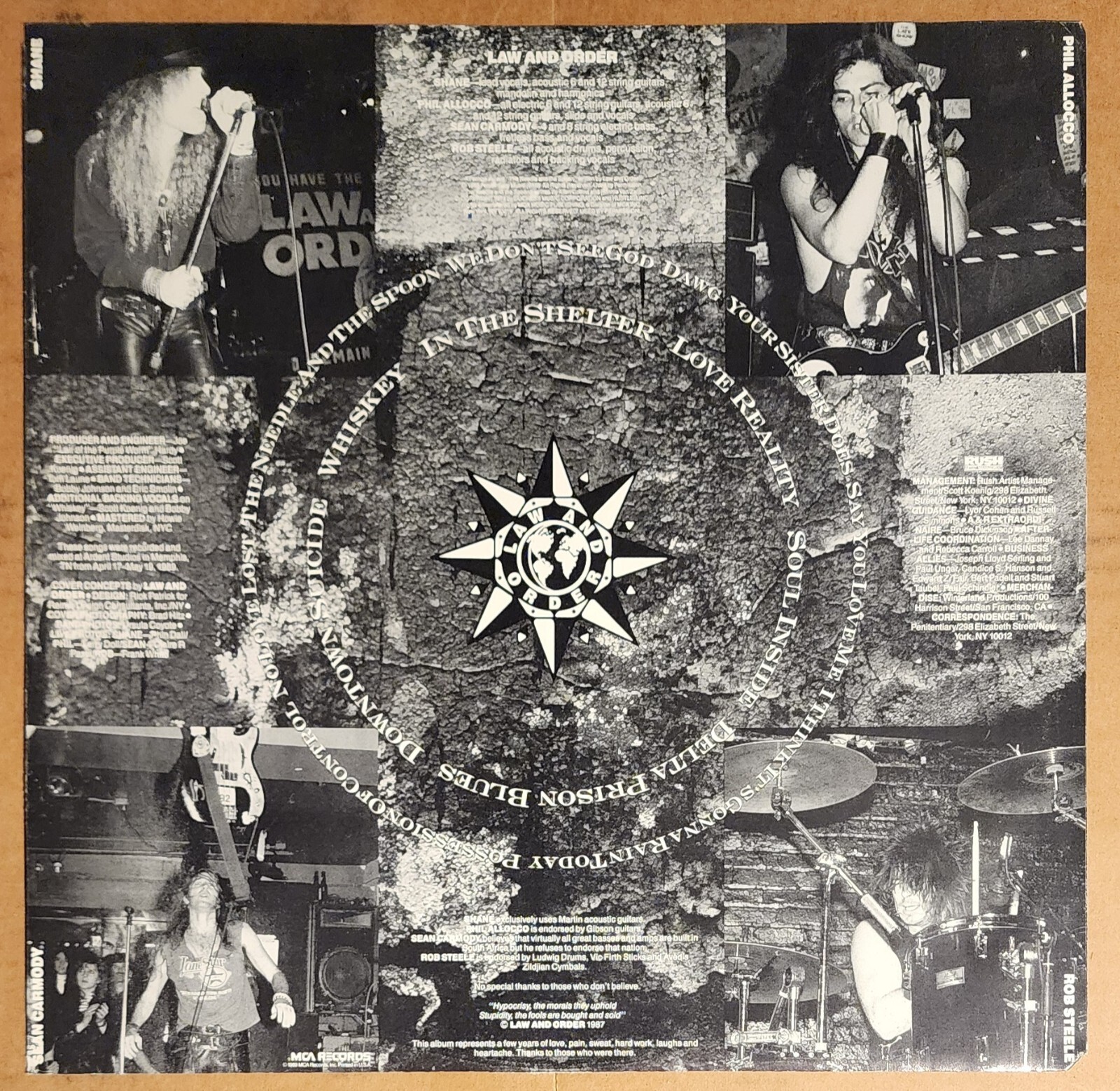Law And Order – Guilty of Innocence – Used 1 LP Black Vinyl Repress