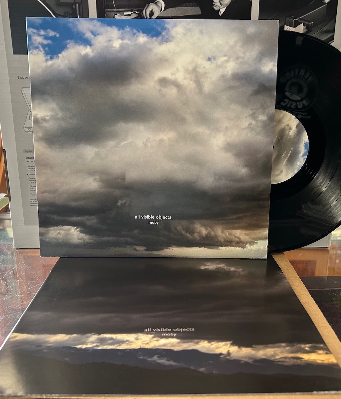 Moby: All Visible Objects 2xLP, Near Mint vinyl w/ booklet