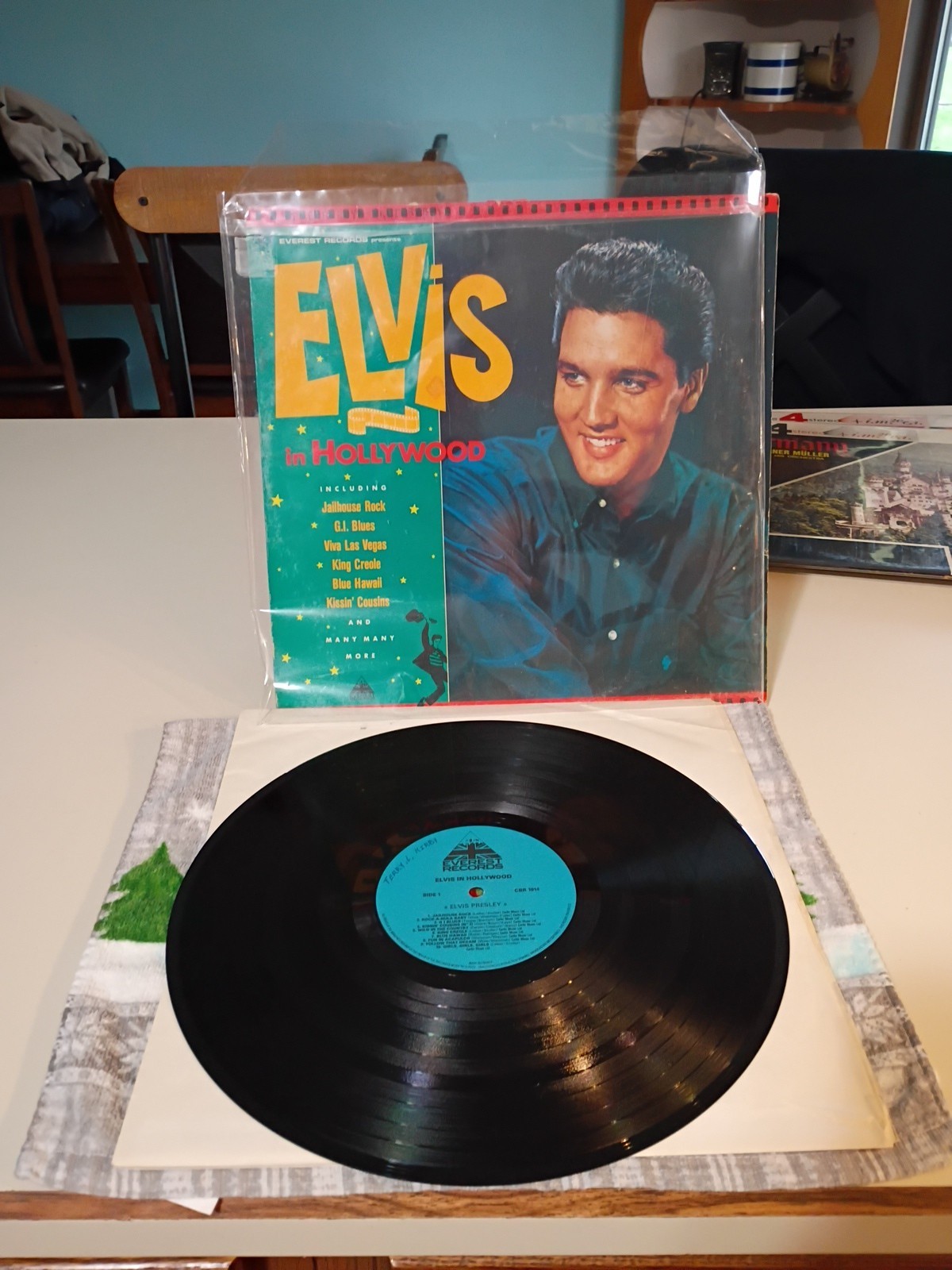 Elvis Presley, Elvis In Hollywood Vinyl Record. VG+ nice clean record fast ship