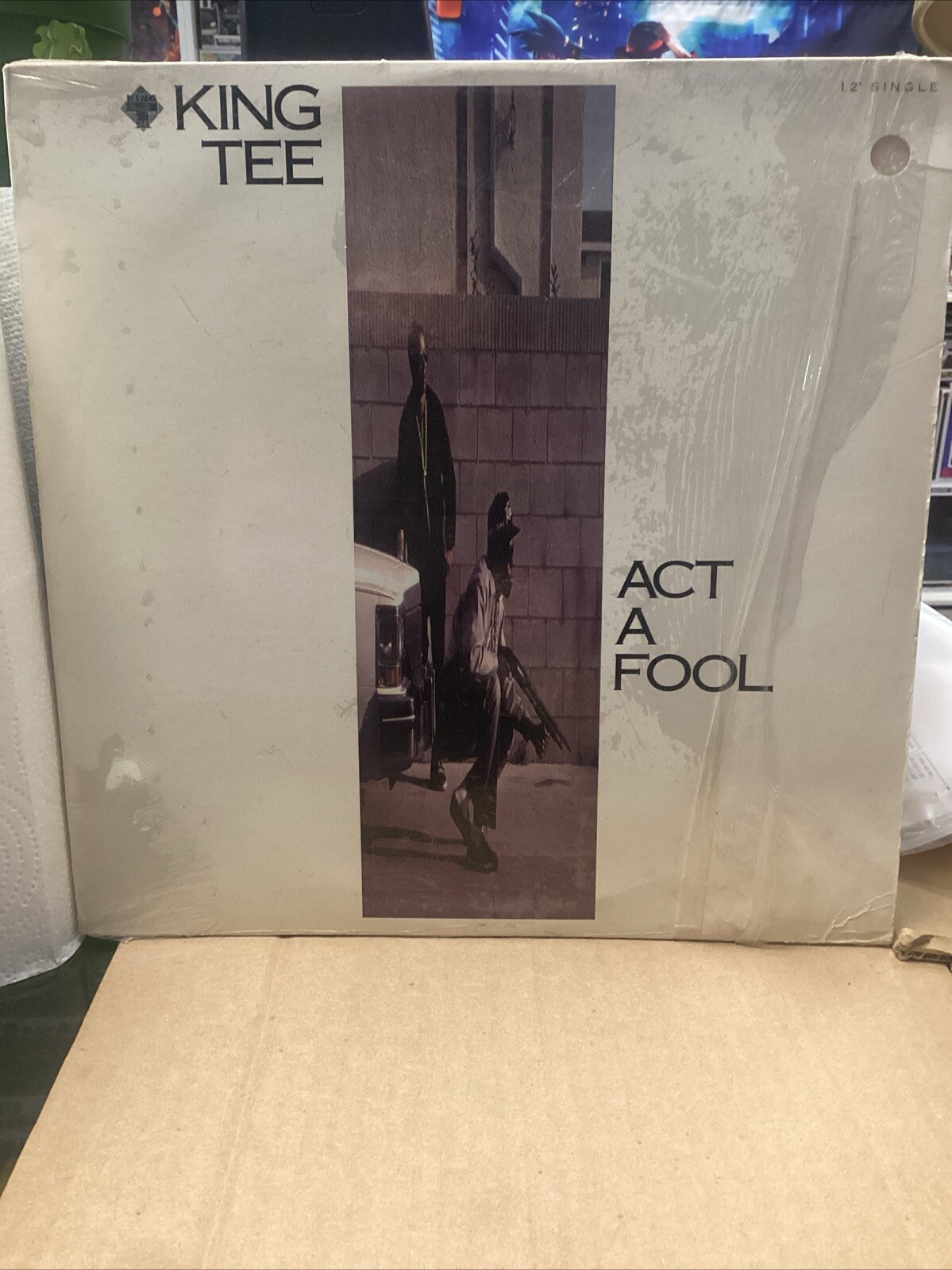 KING TEE – ACT A FOOL | CAN THIS BE REAL? – OG 1989 CAPITOL RECORDS 12″ Vinyl
