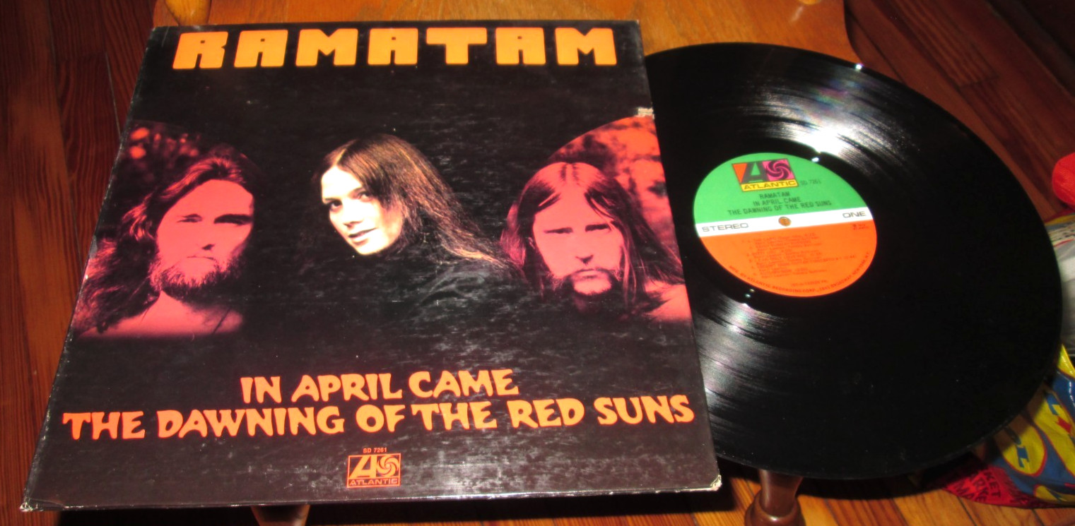 RAMATAM IN APRIL CAM THE DAWNING OF THE RED SUNS LP NM US VINYL PSYCH HARD ROCK