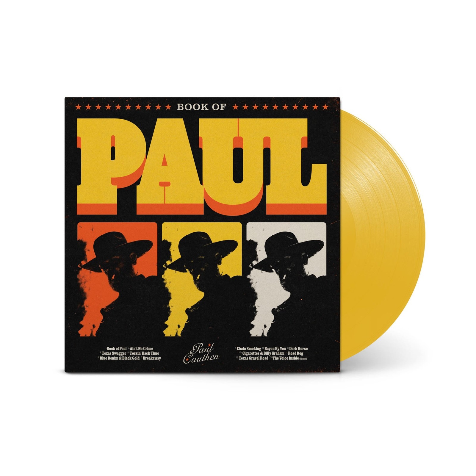 Paul Cauthen – Book Of Paul (YELLOW VINYL) – COUNTRY *NEW/COLOR*