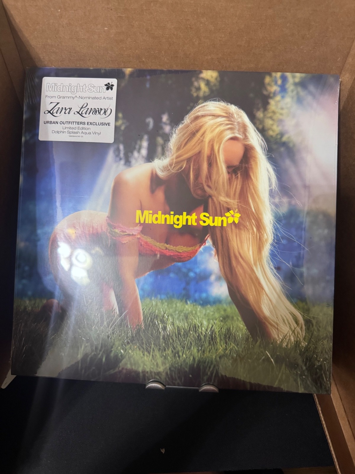 ZARA LARSSON Midnight Sun Dolphin Splash Aqua Vinyl LP UO Exclusive IN HAND