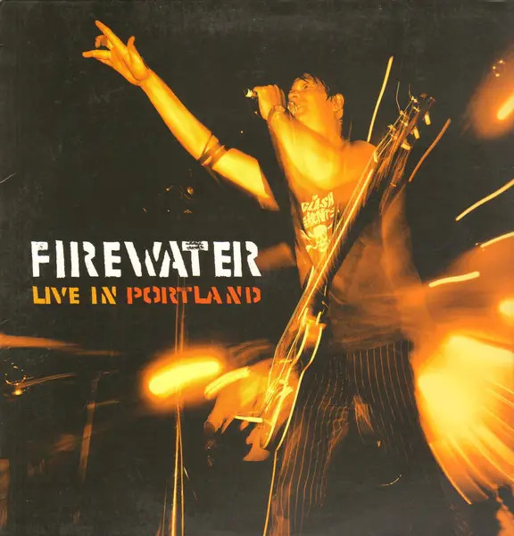 Firewater Live in Portland Limited Edition Colored Vinyl LP Poster Near Mint