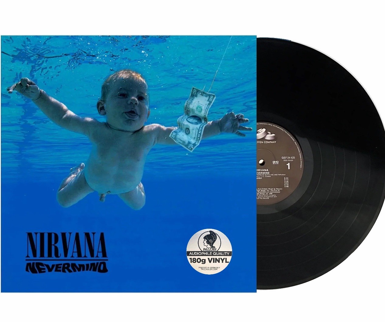 Nirvana ‘Nevermind’ PALLAS Audiophile Vinyl Pressing – 180G, New Factory Sealed