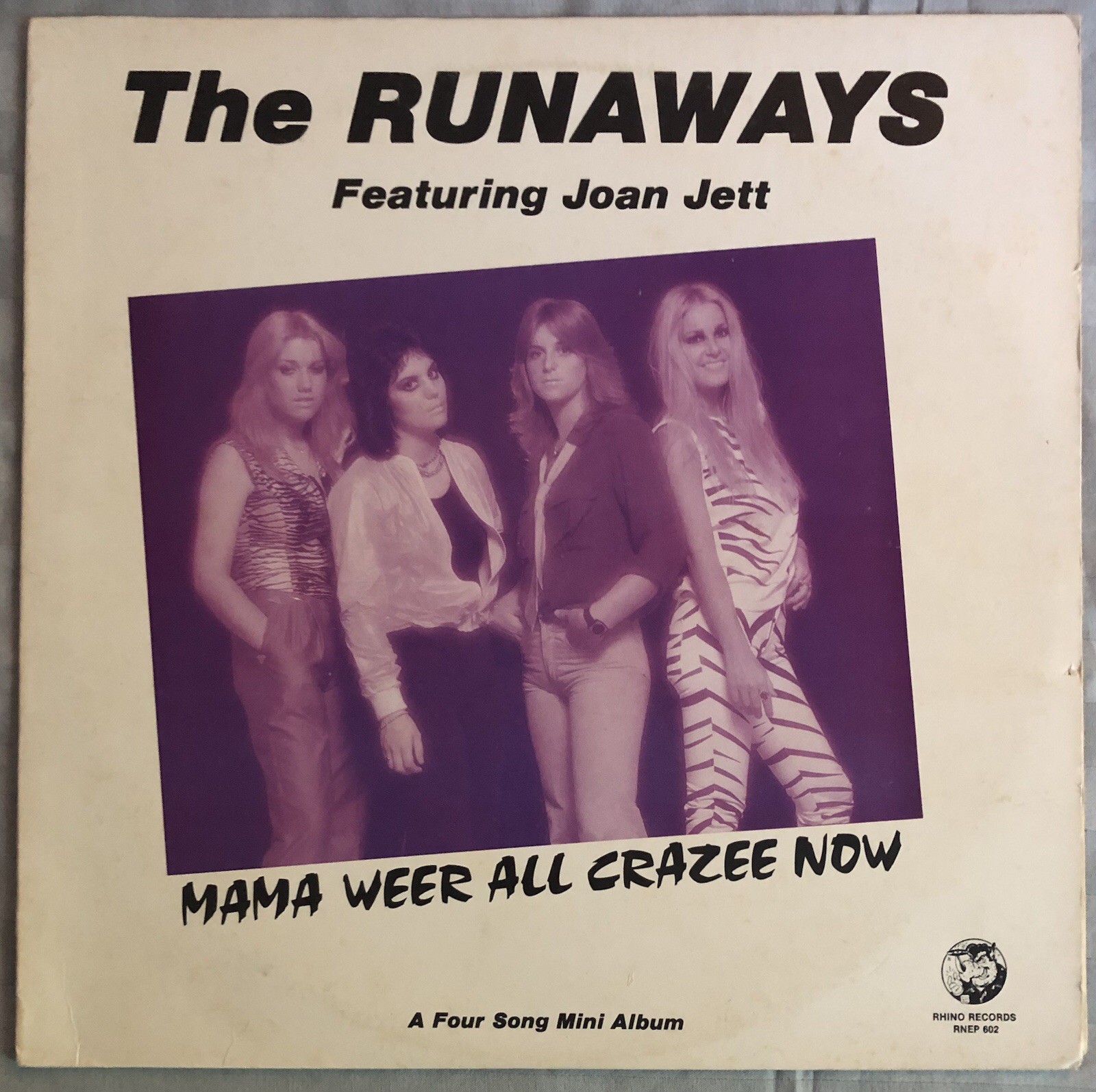 Runaways mini LP Mama Weer All Crazee Now Lita Ford Joan Jett Cherie Riot Girl