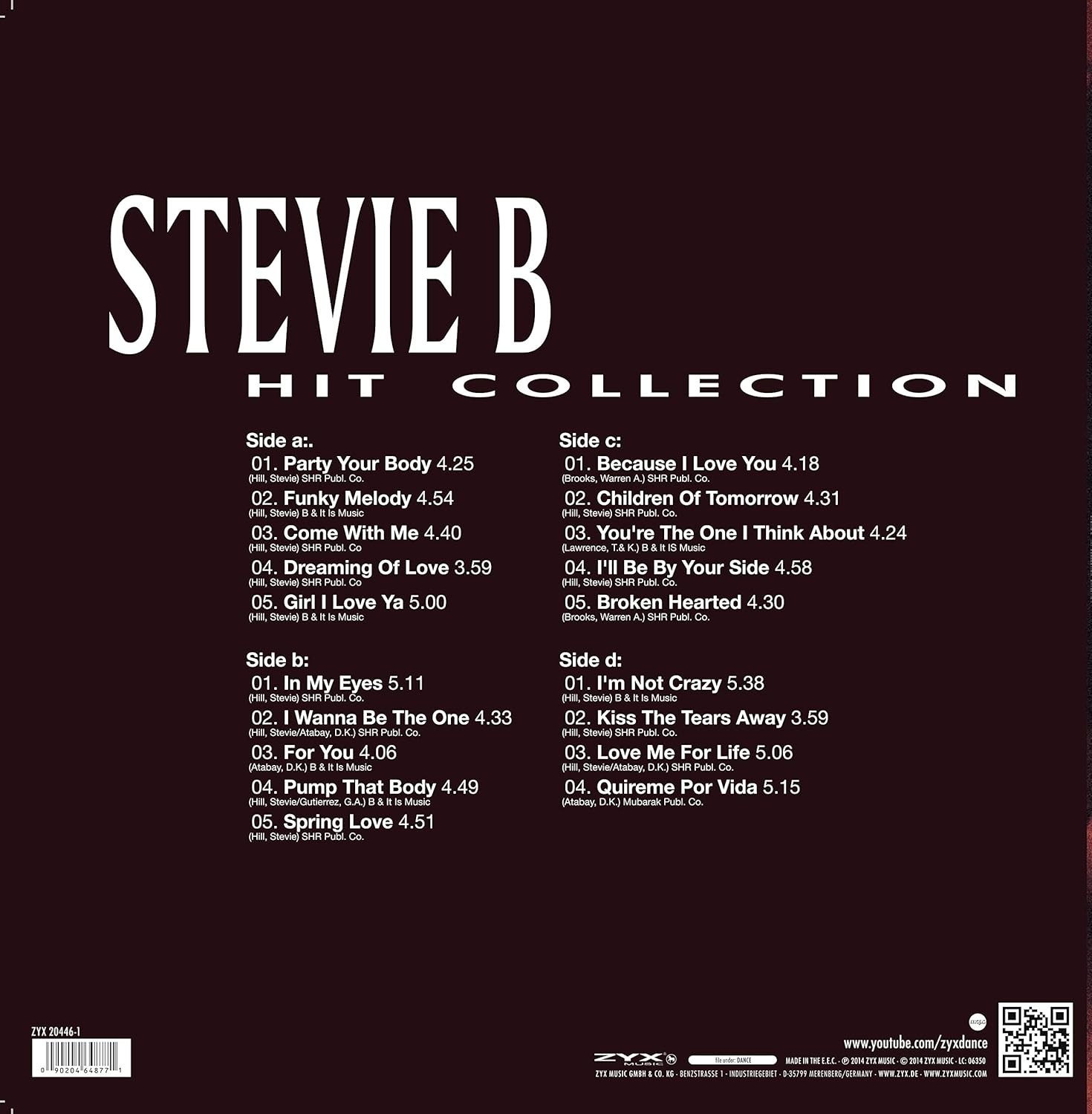 Stevie B Hit Collection (Vinyl)