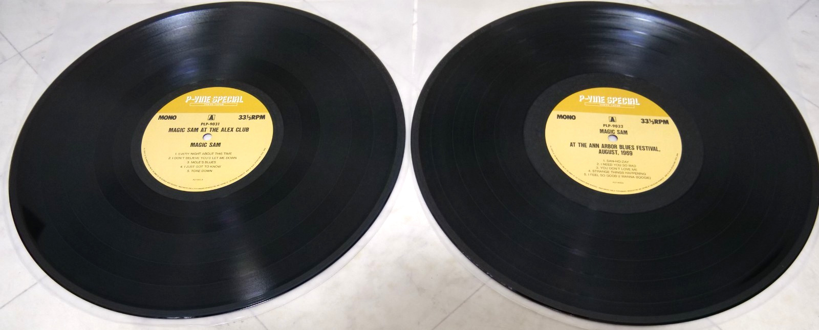 MAGIC SAM / LIVE JAPAN ISSUE DOUBLE LP W/INSERT