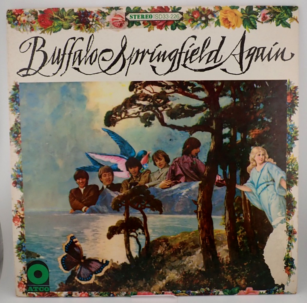 BUFFALO SPRINGFIELD Again~1967 1ST US PRESS “Green Text” VG++ EXC LP-30