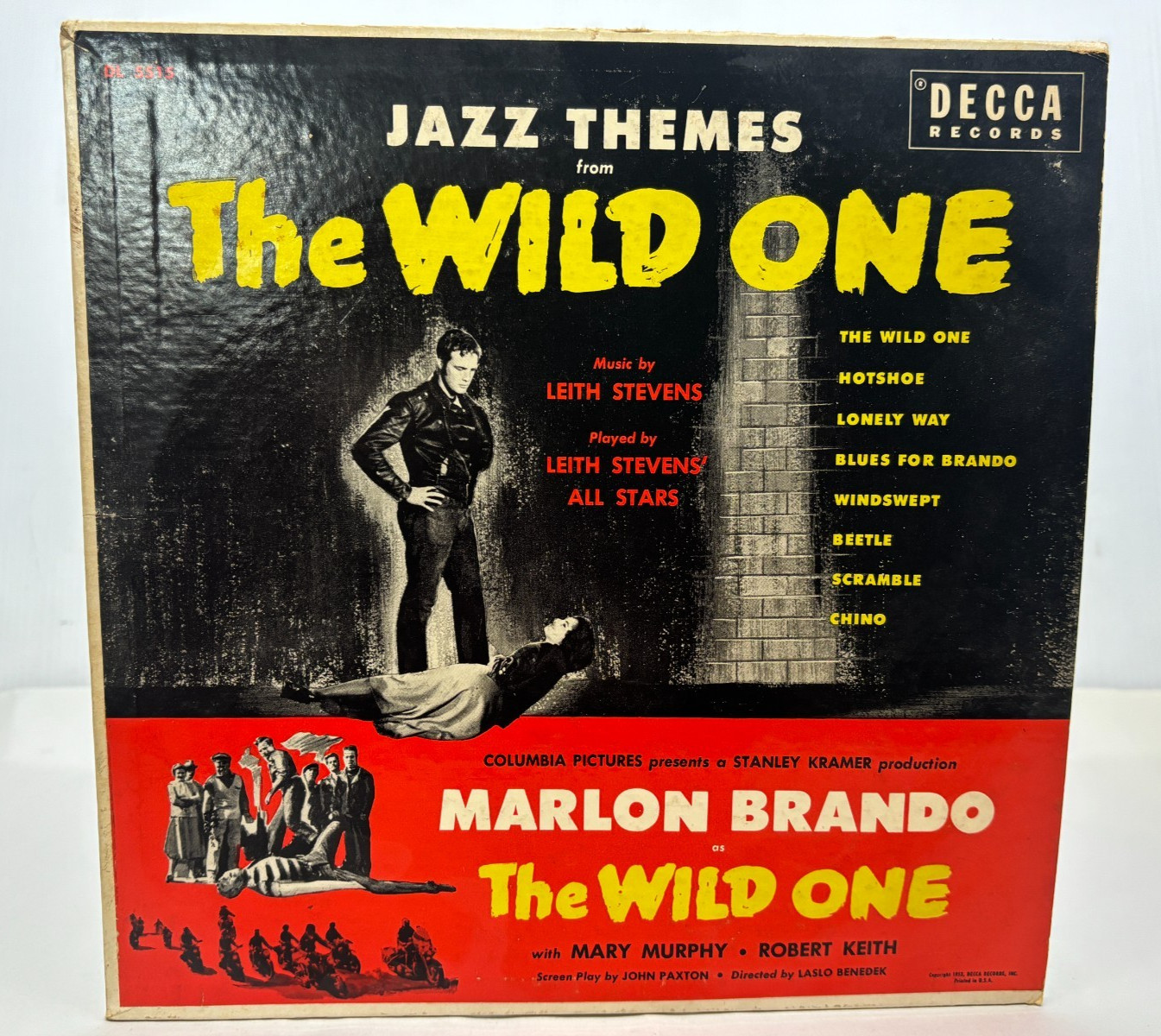 Jazz Themes from The Wild One Decca DL 5515 10in Vinyl 1953 Leith Stevens