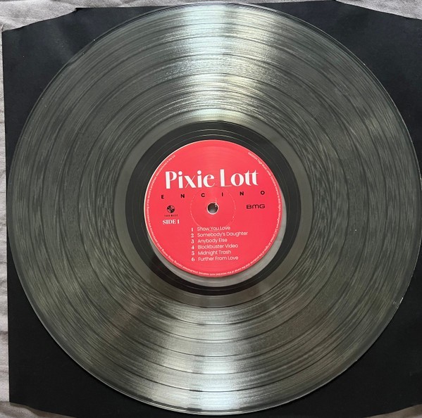 PIXIE LOTT ENCINO CLEAR VINYL INCLUDES INSERT LIKE NEW