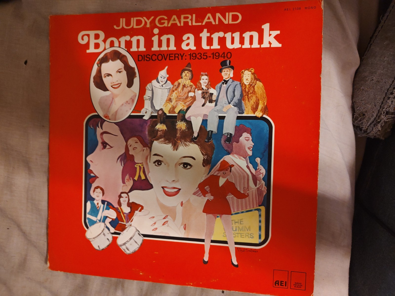 JUDY GARLAND: born in a trunk Discovery 1935-1940 AEI 12″ LP 33 RPM 1979