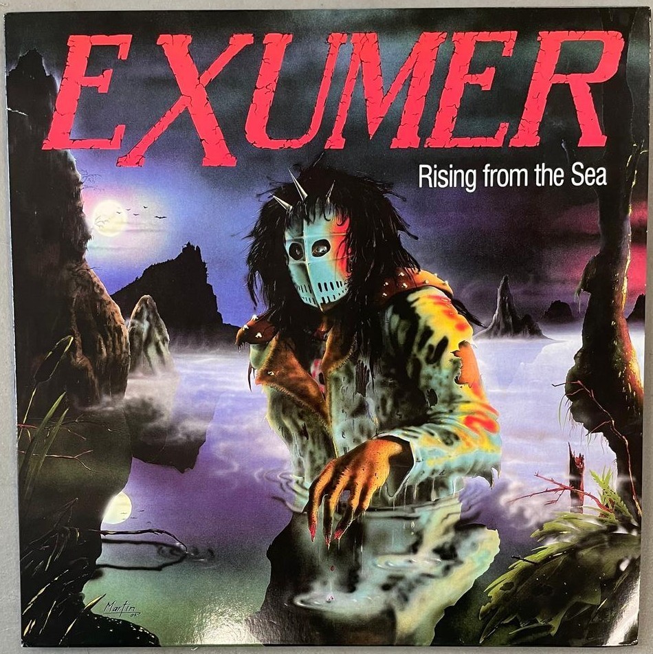 Exumer Rising From The Sea Vinyl LP Aqua Blue Red Green Splatter HRR 339 Poster