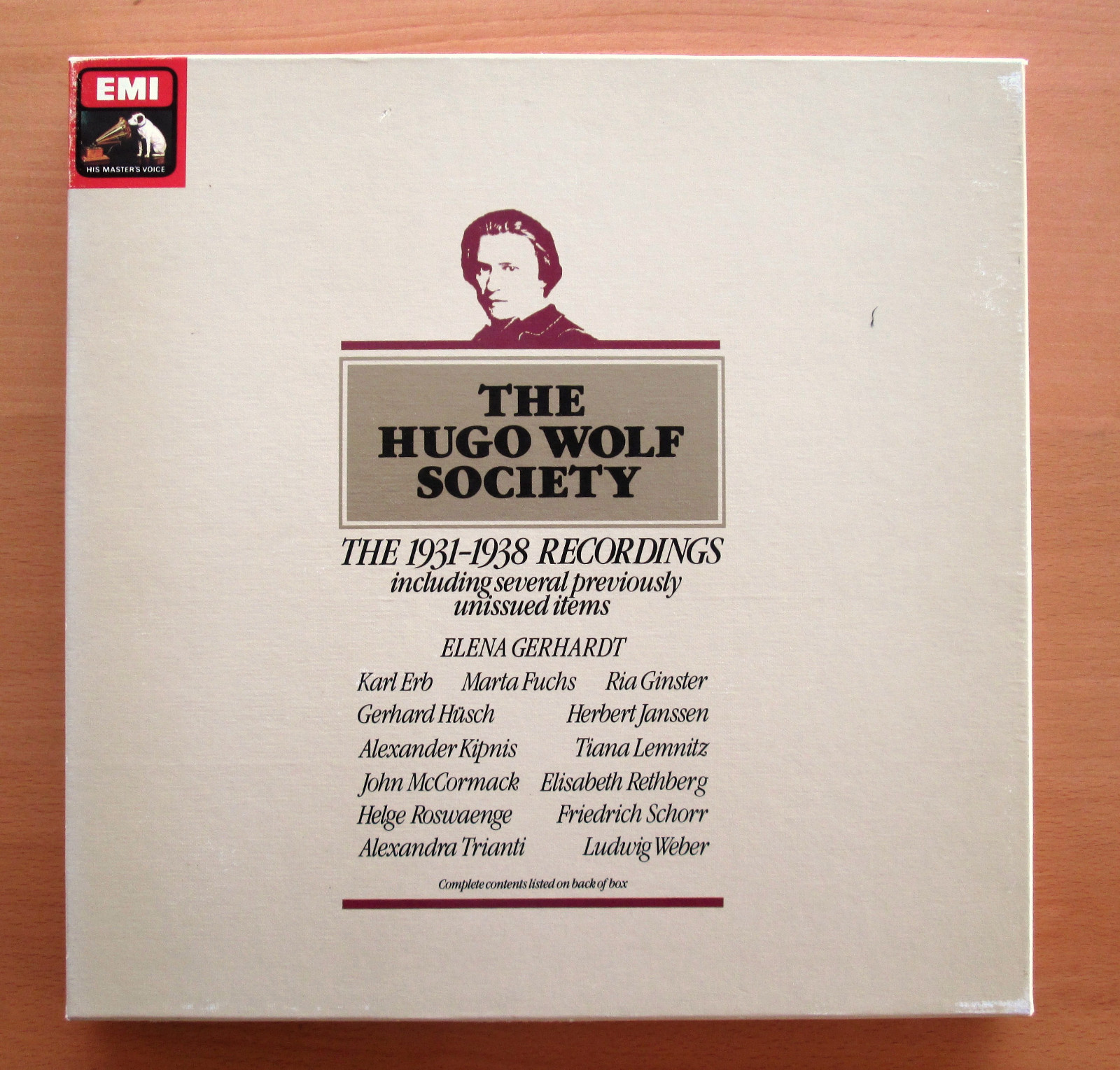 RLS 759 The Hugo Wolf Society 1931-1938 Recordings 7LP Box Set + booklet NM