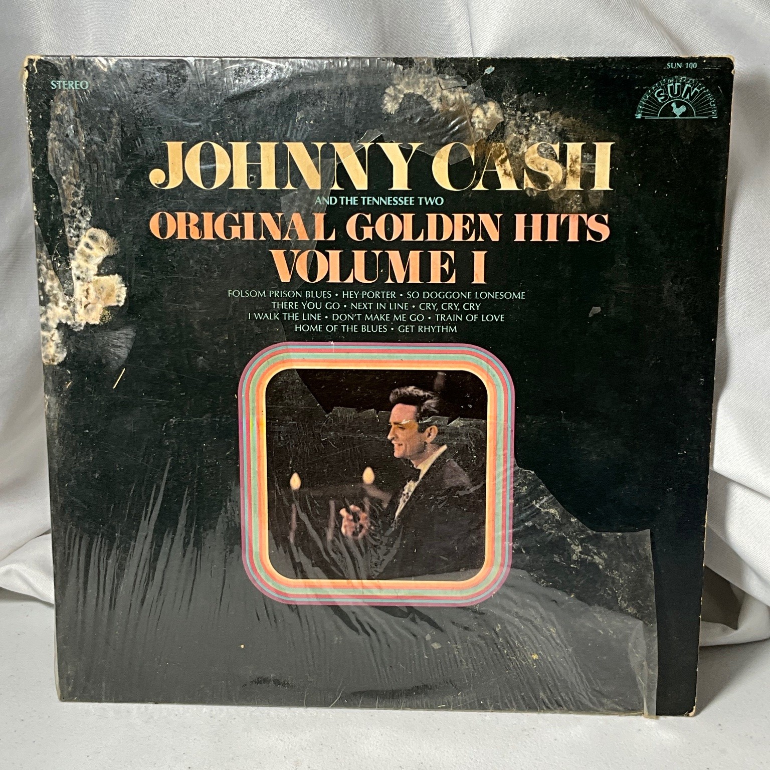 Johnny Cash – Original Golden Hits Vol 1 LP Record Sun Stereo Country 33 RPM