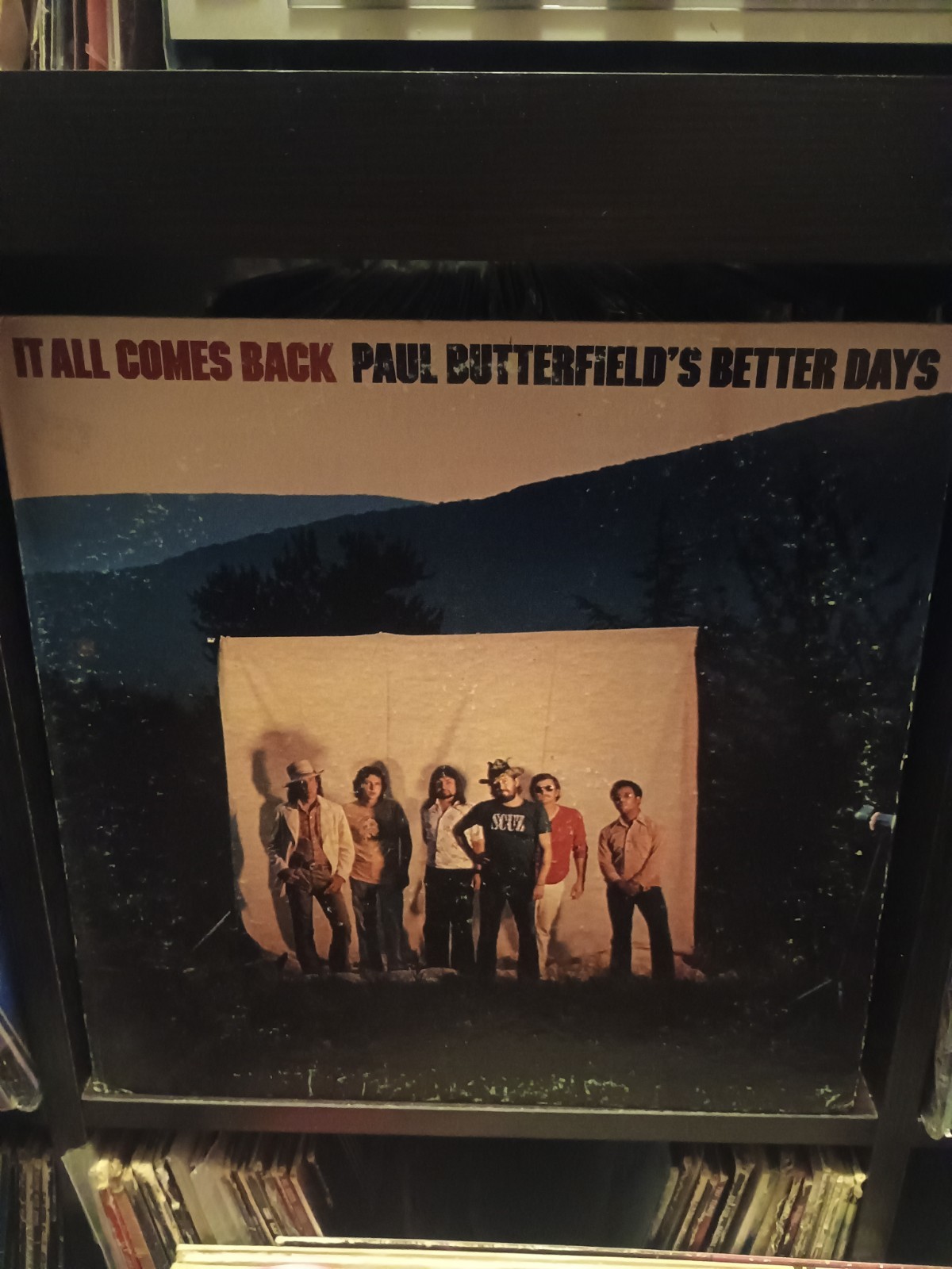 Paul Butterfield’s Better Days–It All Comes Back –Chicago Blues Rock Vinyl LP-OG