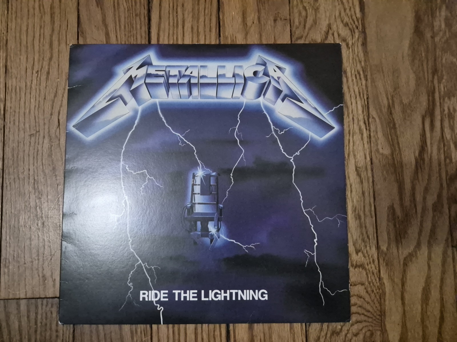 Metallica Ride The Lightning Vinyl Record Album James Hetfield Heavy Metal 90s