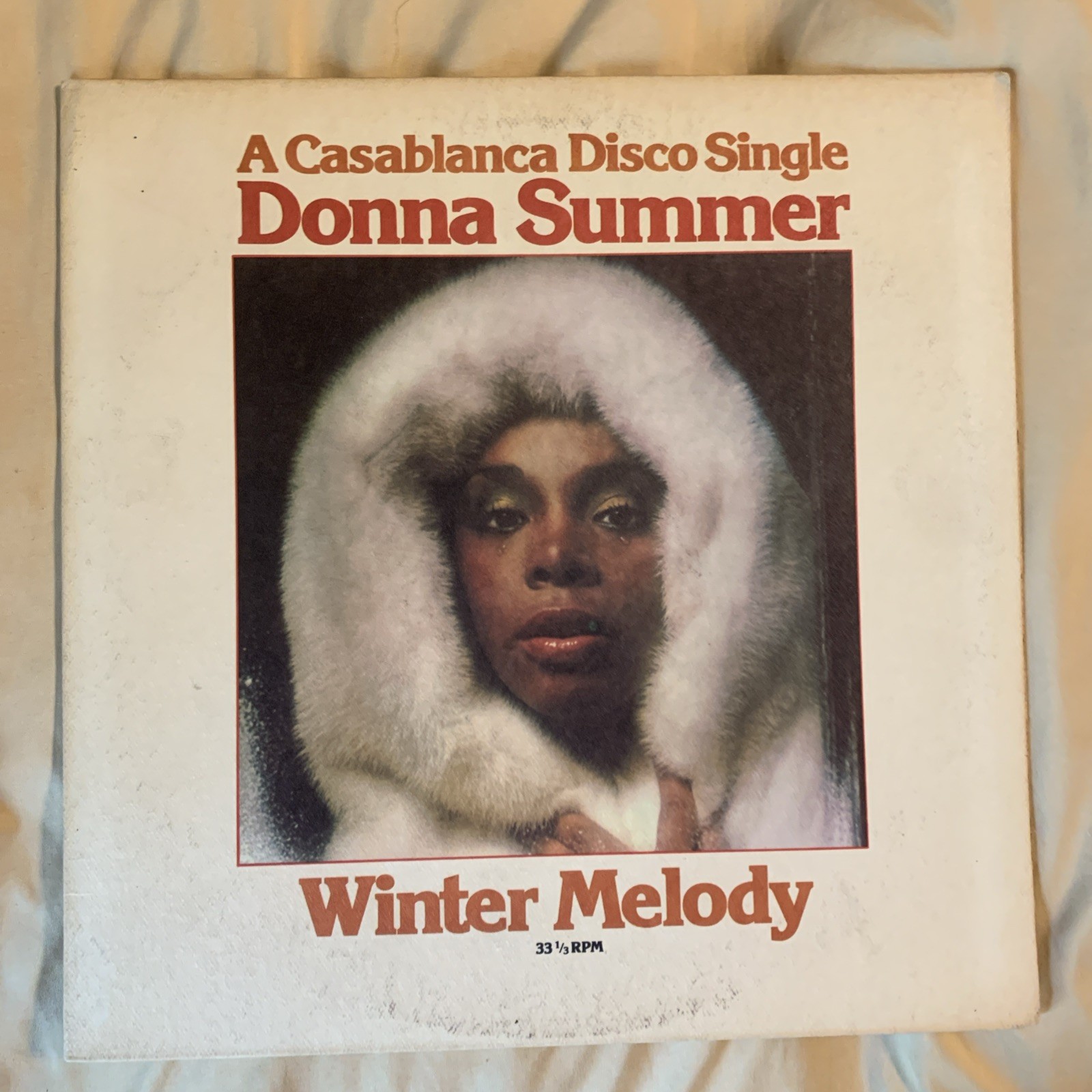 Donna Summer Winter Melody 12” Single Vinyl Record Album