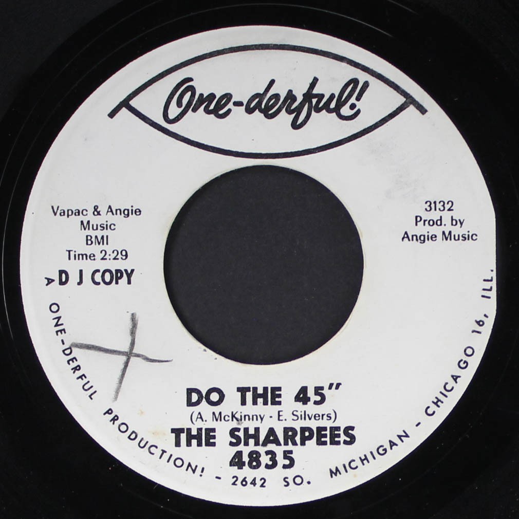 SHARPEES: do the 45 / make up your mind ONE-DERFUL! 7″ Single 45 RPM