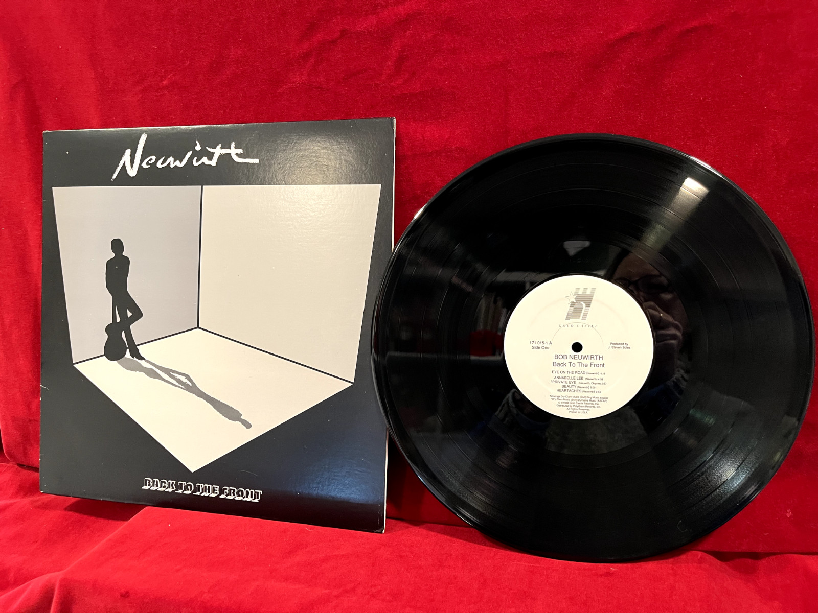 Bob Neuwirth – Back To The Front (1988) – New Promo LP Record! 171 015-1