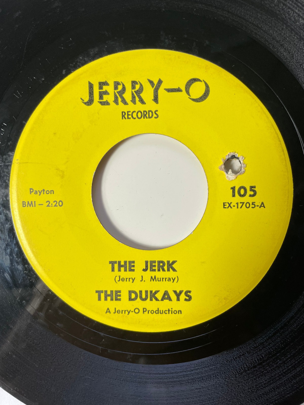 The Dukays – The Jerk / Mo’ Jerk 7-inch Vinyl Record (1964) 45rpm Funk/Soul