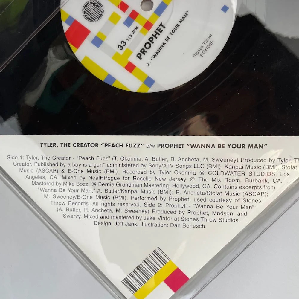 Tyler The Creator & Prophet – Peach Fuzz – Picture Disc, 10″, Vinyl, NEW Rap