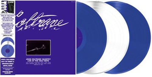 John Coltrane Quarte – Live at the Half Note [New Vinyl LP] Blue, Colored Vinyl,