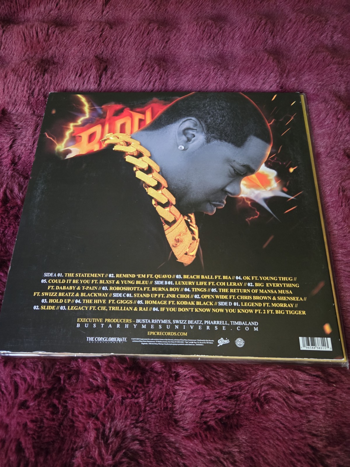 Classic Hip Hop 3-LP Lot – DMX / Ol’ Dirty Bastard / Busta Rhymes Vinyl A28