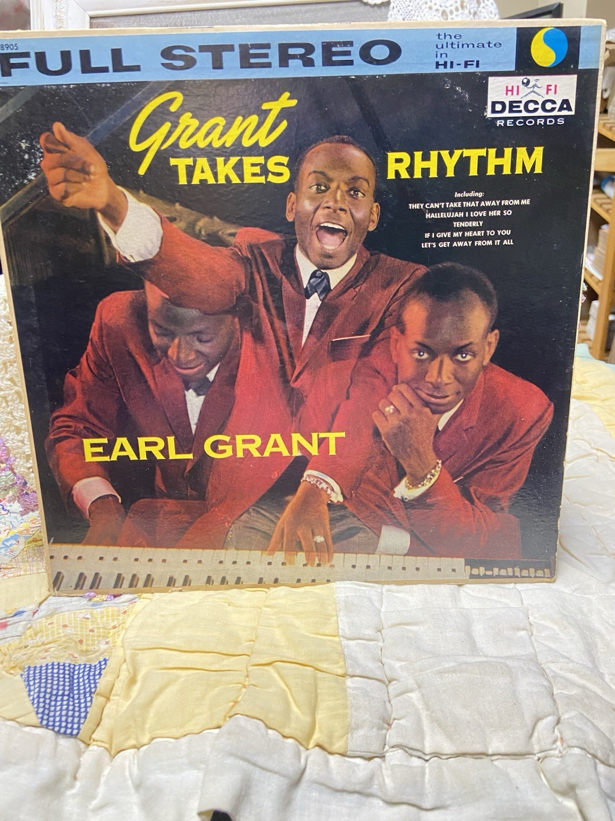 Earl Grant – Grant Takes Rhythm – Vinyl LP 1959 Decca Records DL 78905