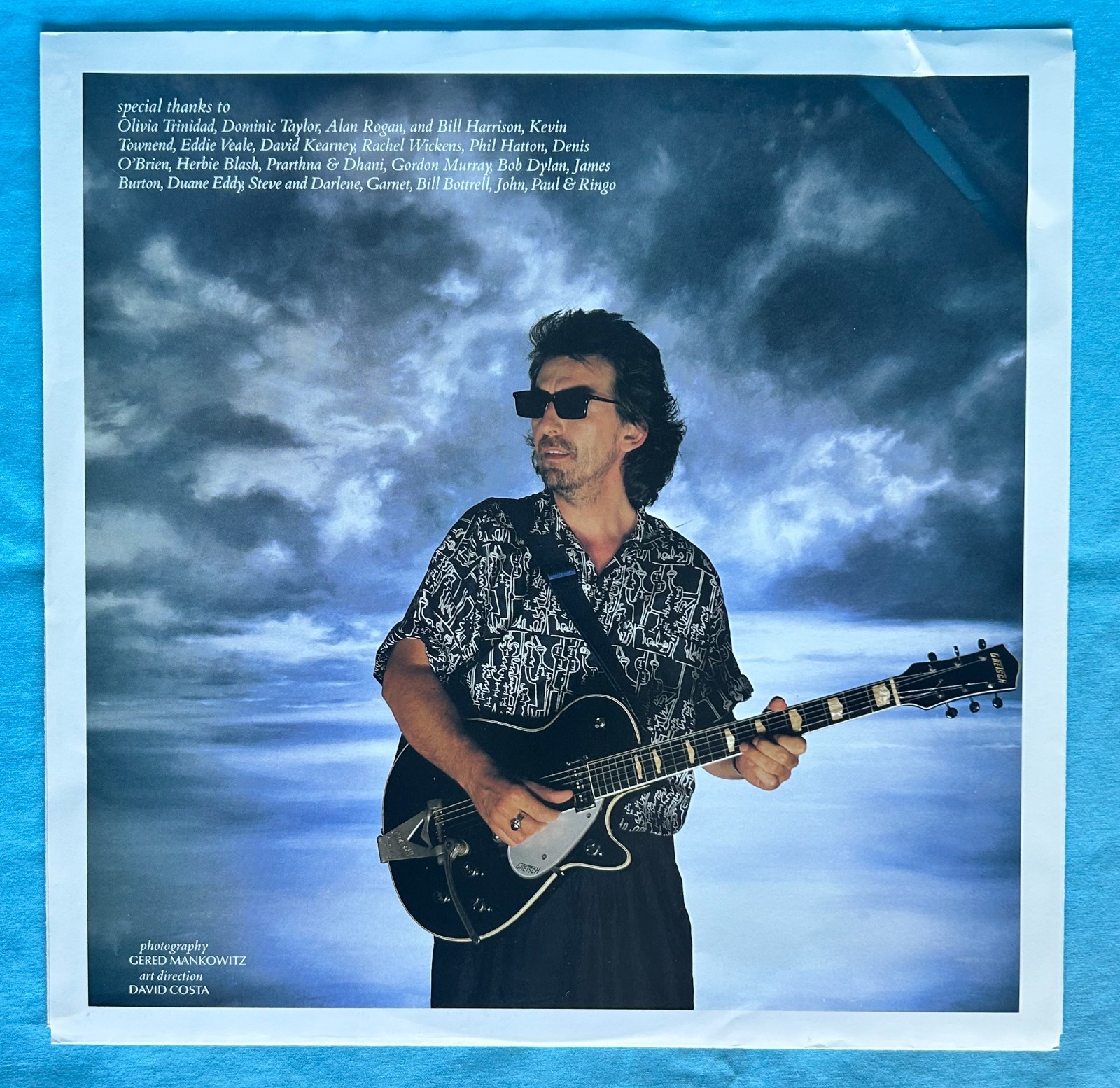 CLOUD NINE George Harrison 1987 LP Dark Horse Records 1-25643 1st Press VG+/EX