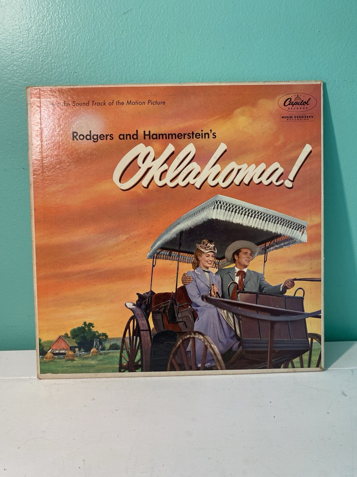 Rodgers and Hammerstein’s Oklahoma Musical Soundtrack Vinyl LP SWAO595 Capitol