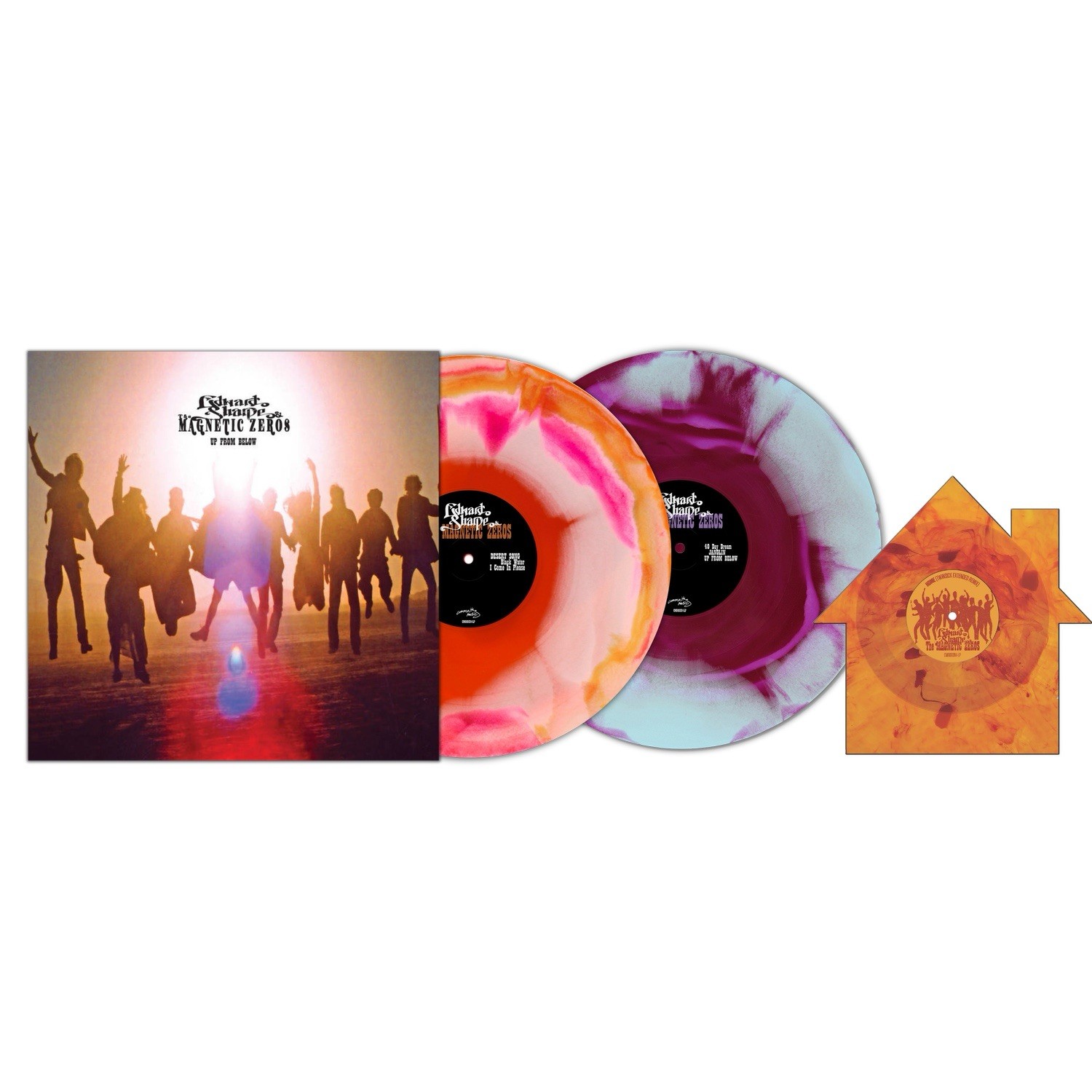 *READ DESC* Edward Sharpe And The Magnetic Zeros Up From Below 3LP Vertigo Vinyl