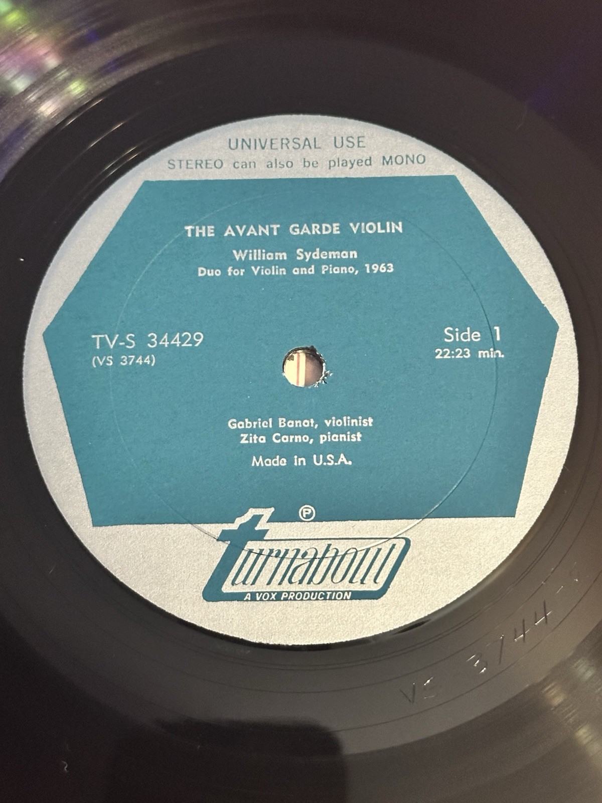 The Avant Garde Violin Sydeman/Mimaroglu/Lewis