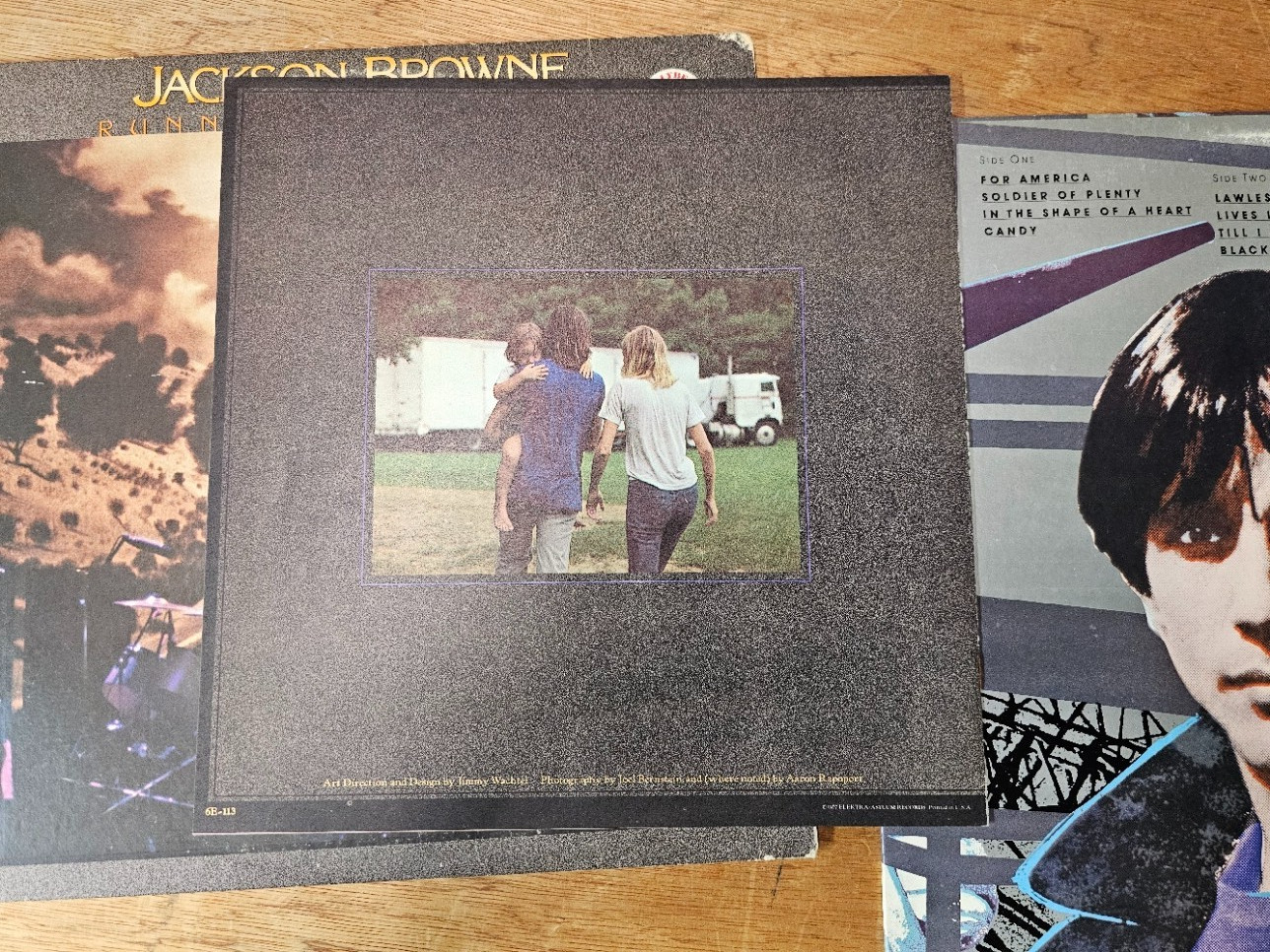 2x JACKSON BROWNE–Running On Empty & Lives in the Balance