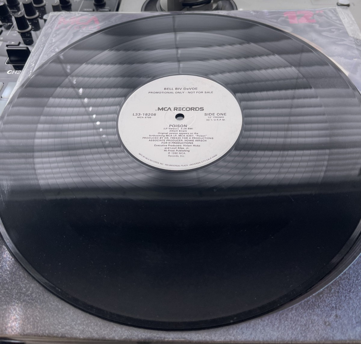 Bell Biv Devoe ‎– Poison OG 1990 Press 12″ PROMO In OG Cover VG+/VG