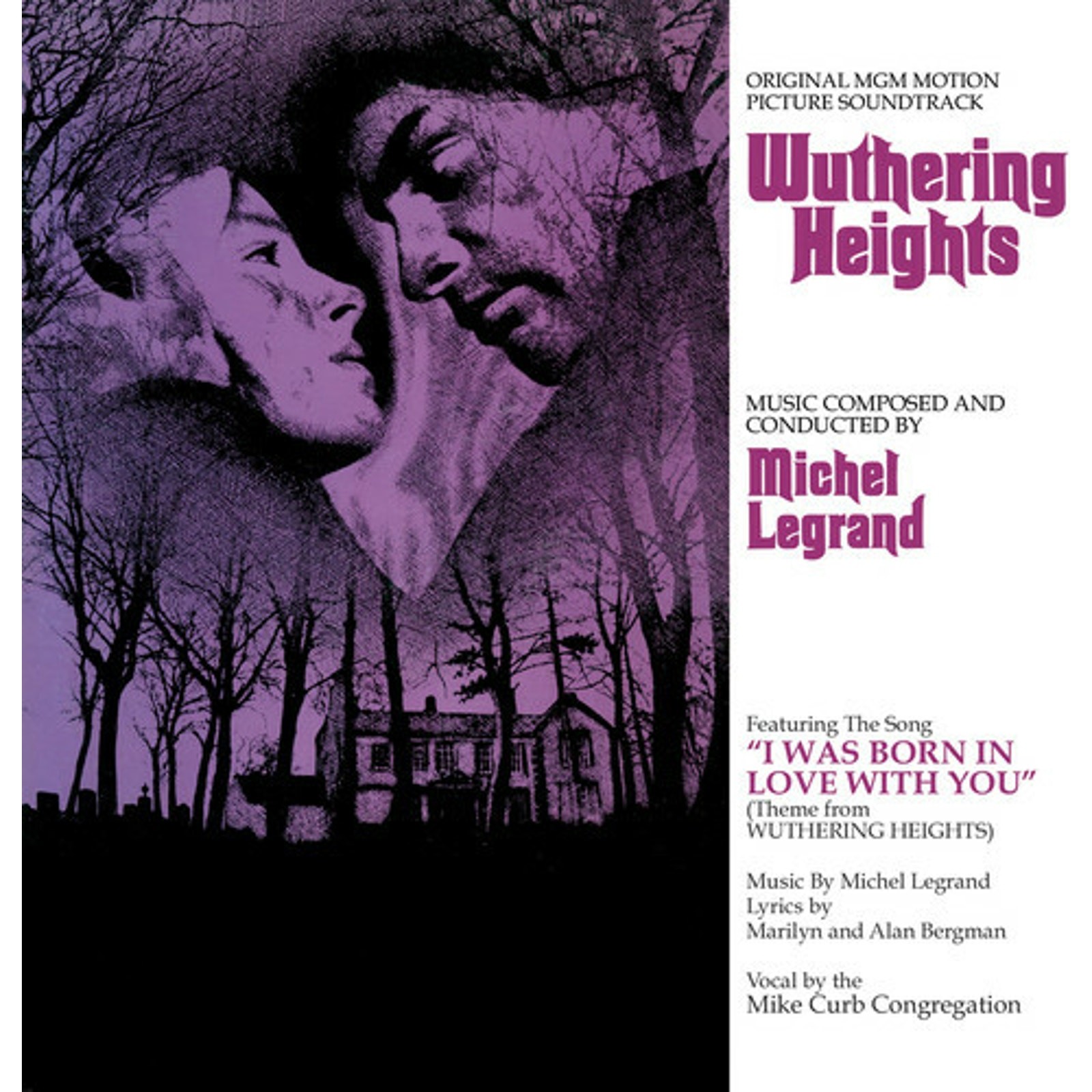 Wuthering Heights Soundtrack Michel Legrand LP 12″ LIMITED ED Purple Vinyl NEW