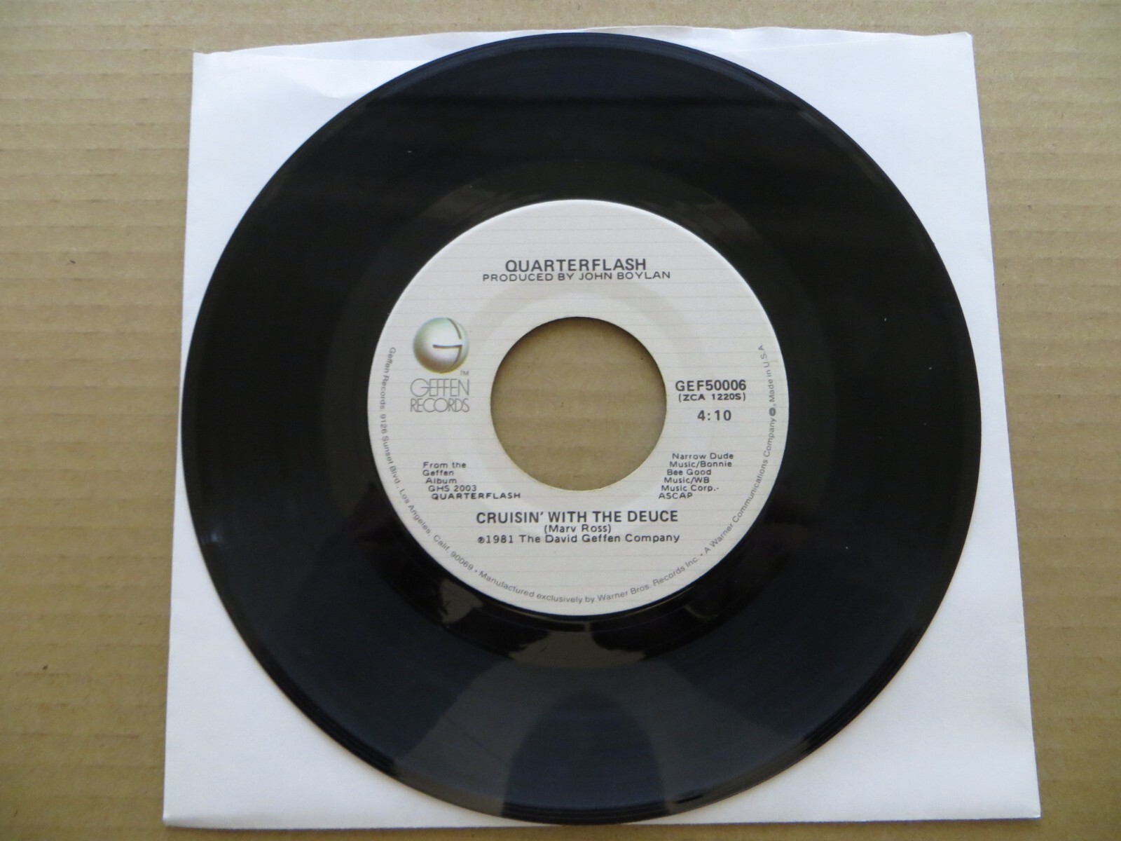 Quarterflash – Find Another Fool – 1982 – Geffen Records GEF50006 7″ Single VG