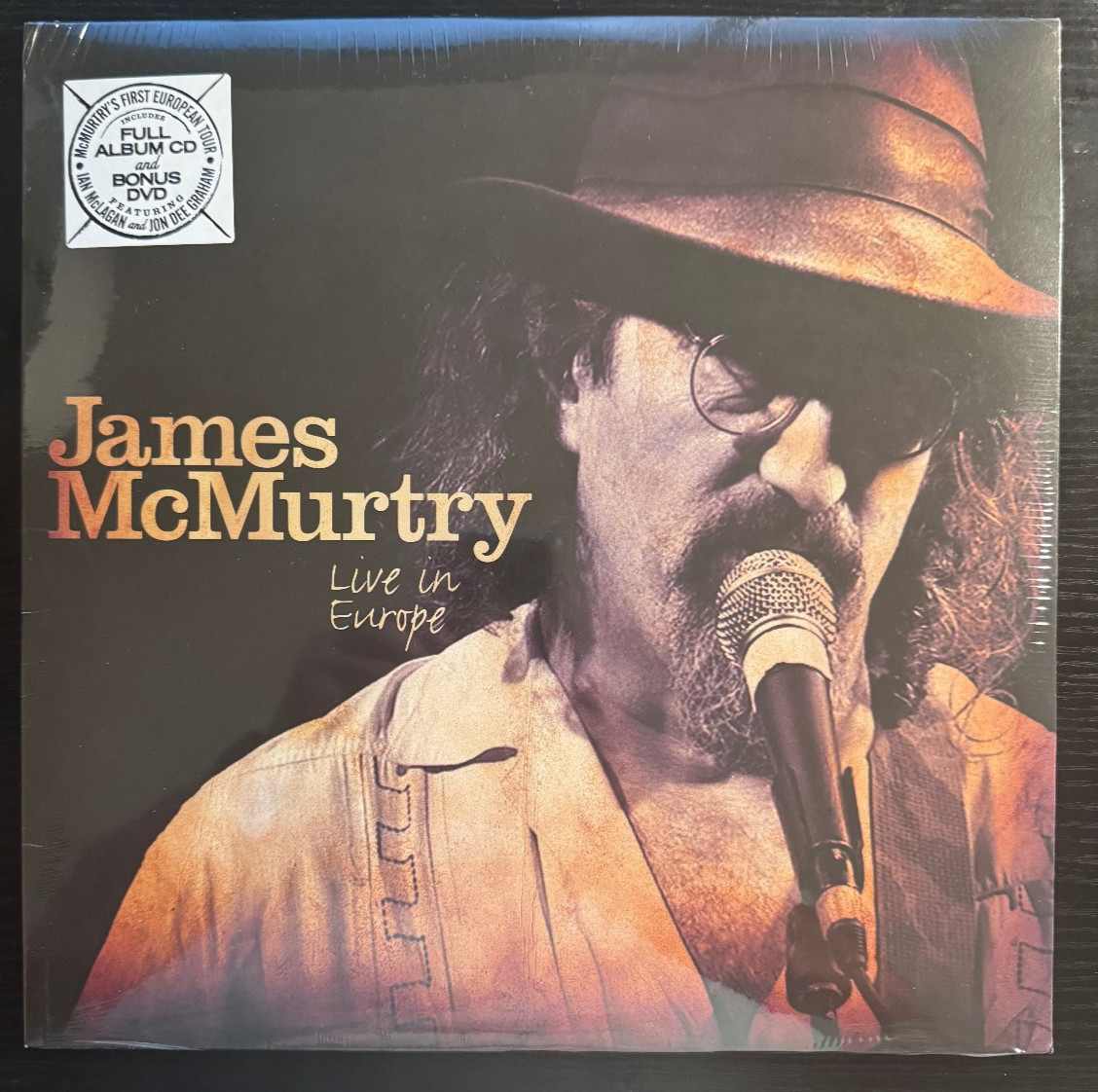 James McMurtry Live In Europe 2015 Vinyl LP + CD/DVD. Brand New Sealed Shrink