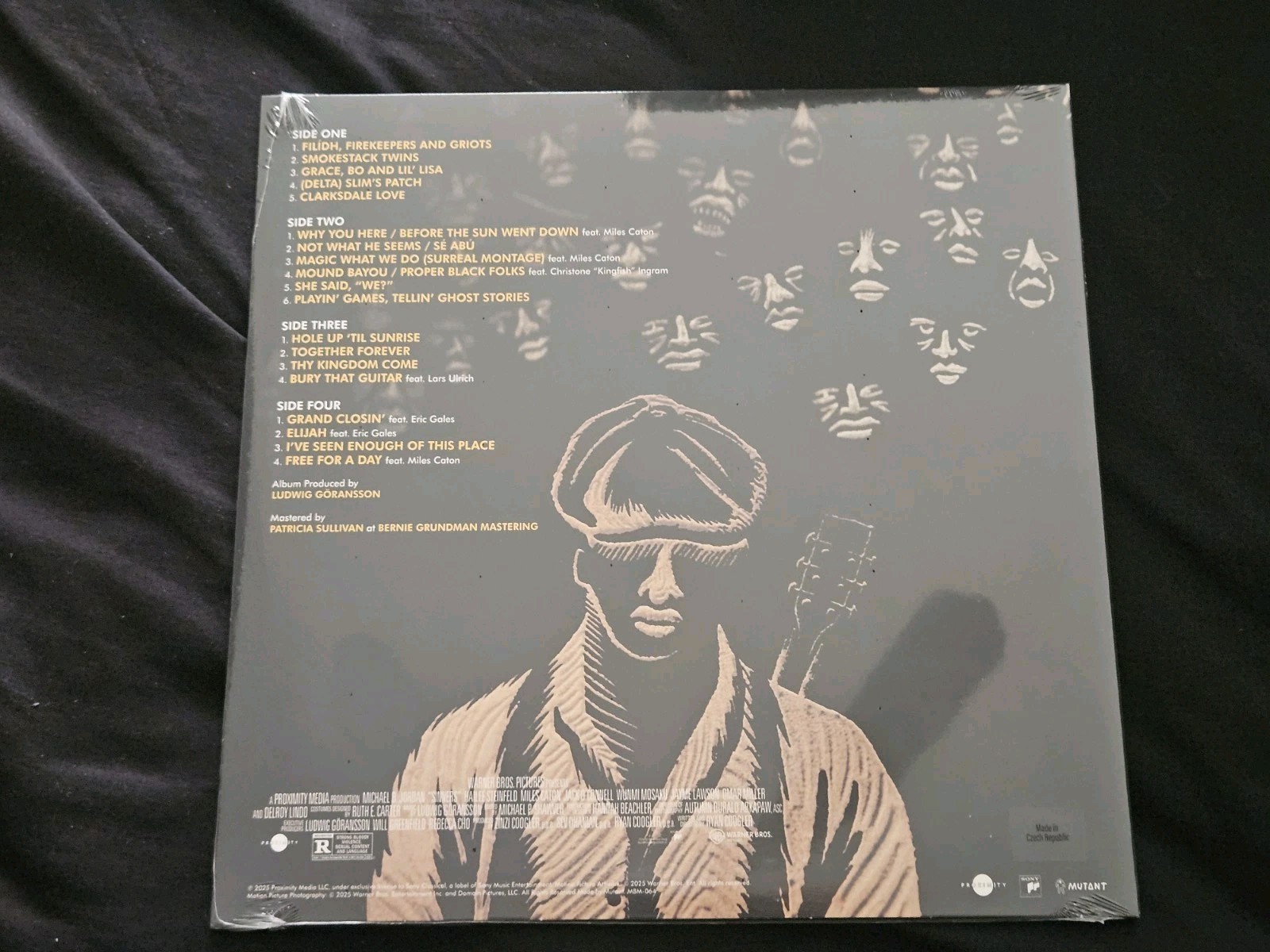 RYAN COOGLER LUDWIG GORANSSON SINNERS ORIGINAL SCORE BLACK/RED SWIRL 140g VINYL