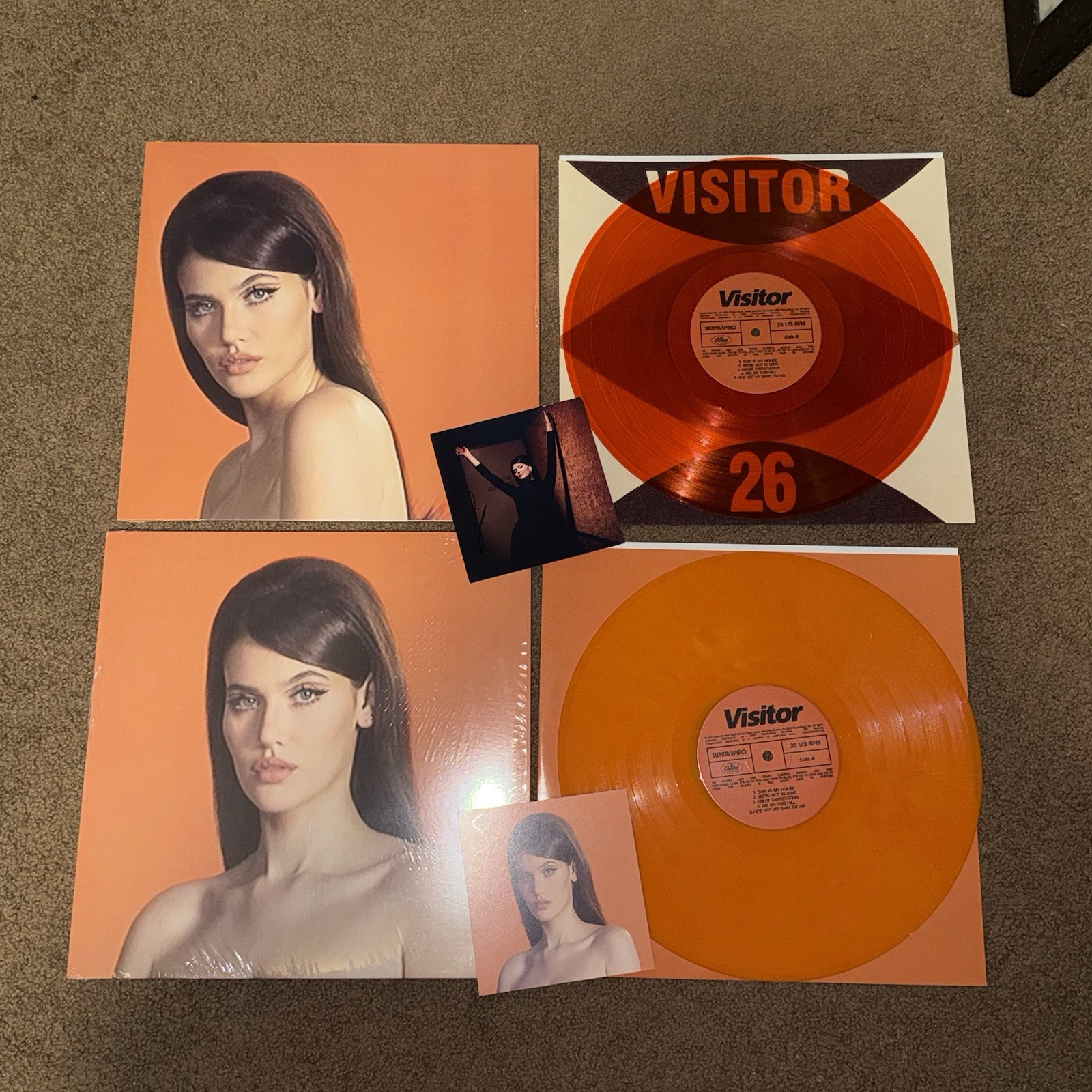 Sienna Spiro The Visitor SIGNED Vinyl + CD Bundle