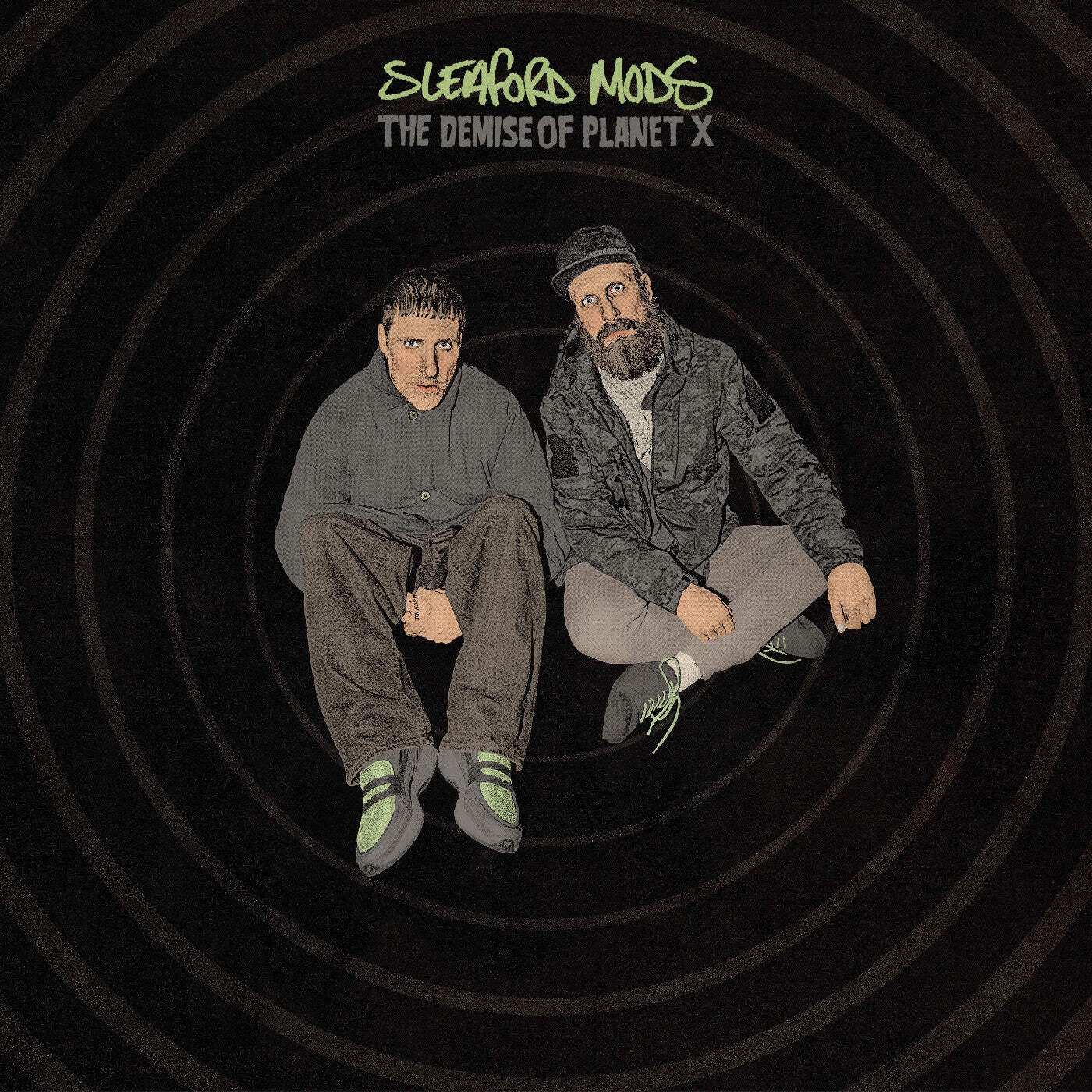 Sleaford Mods – The Demise of Planet X [Neon Green Black Marble Vinyl]