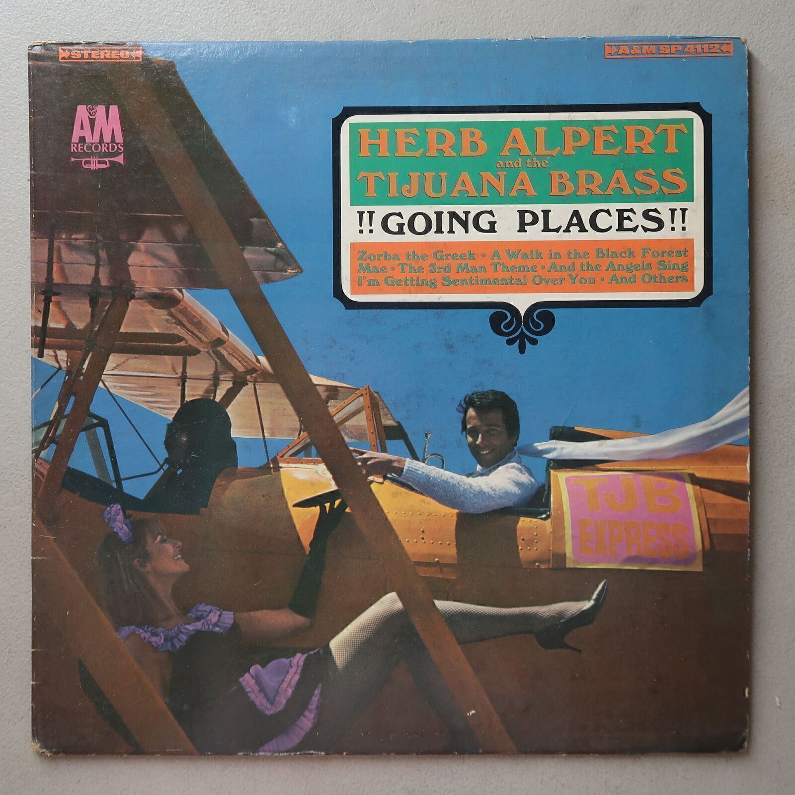 HERB ALPERT/TIJUANA BRASS GOING PLACES VINYL LP A&M VG 74