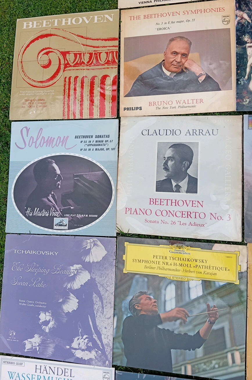 28 x Assorted Mixed Classical LPs Mozart, Beethoven, Schubert, Handel, Bach, Cho
