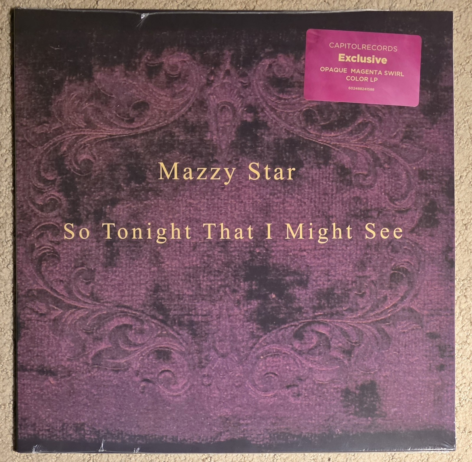 Mazzy Star – So Tonight That I Might See – New 1 LP Opaque Magenta Swirl Vinyl