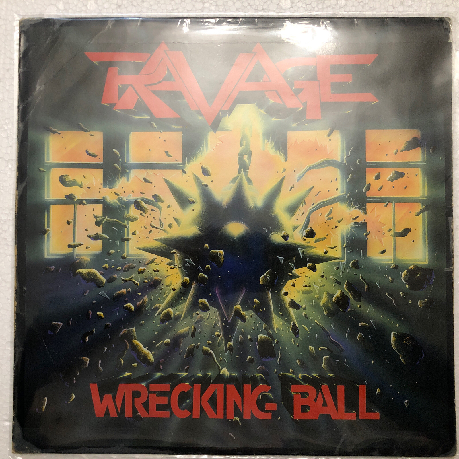 RAVAGE “Wrecking Ball” P1986 Roadrunner USA 1st – EX