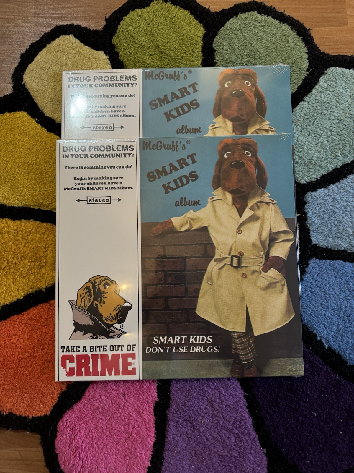 McGruff’s Smart Kids Album /200 Black Vinyl (ETR209) with Insert & Promise Card