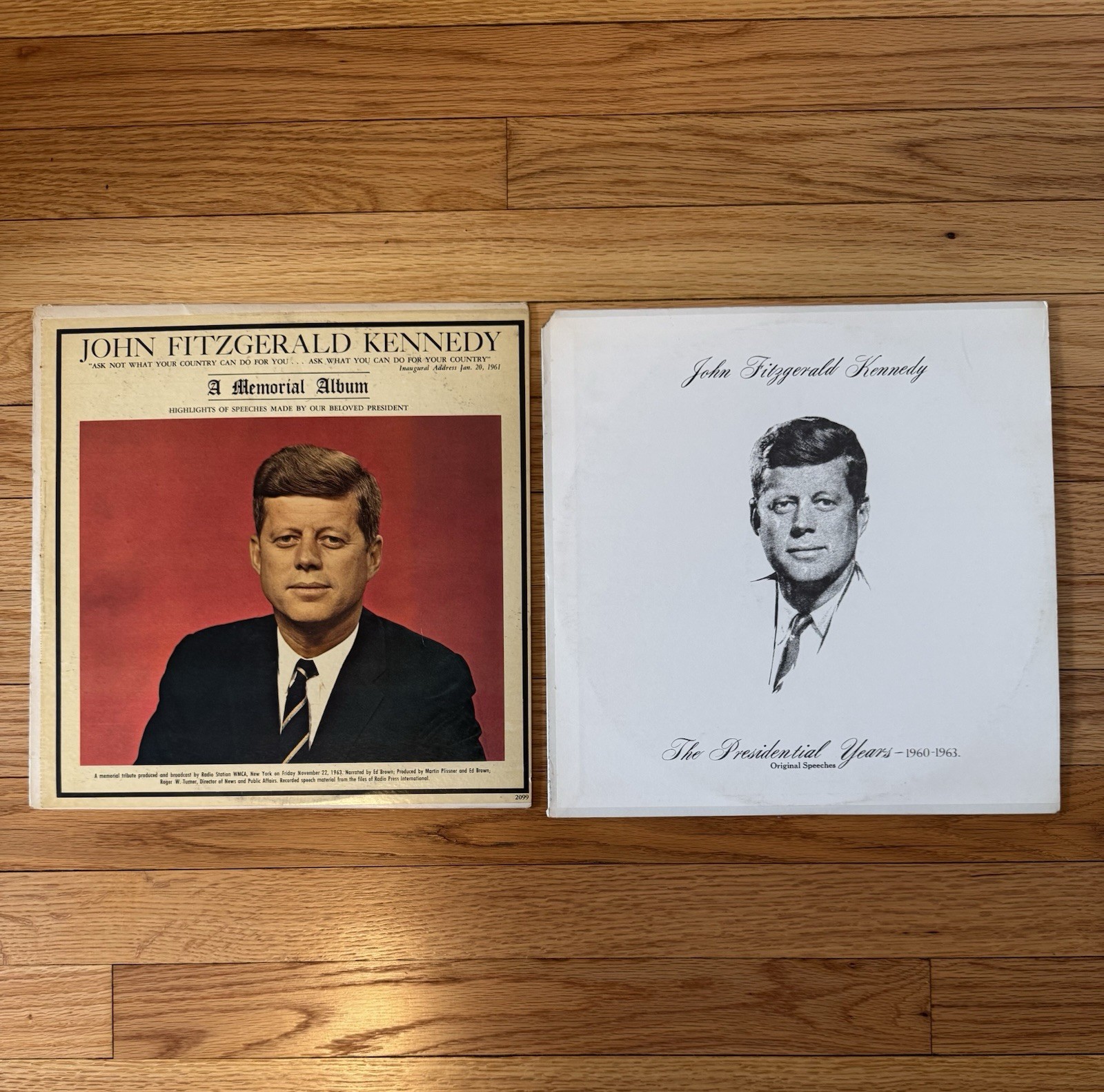 John F. Kennedy – Lot Of 2- Spoken Word 12″ Vinyl Lp’s JFK President Speeches