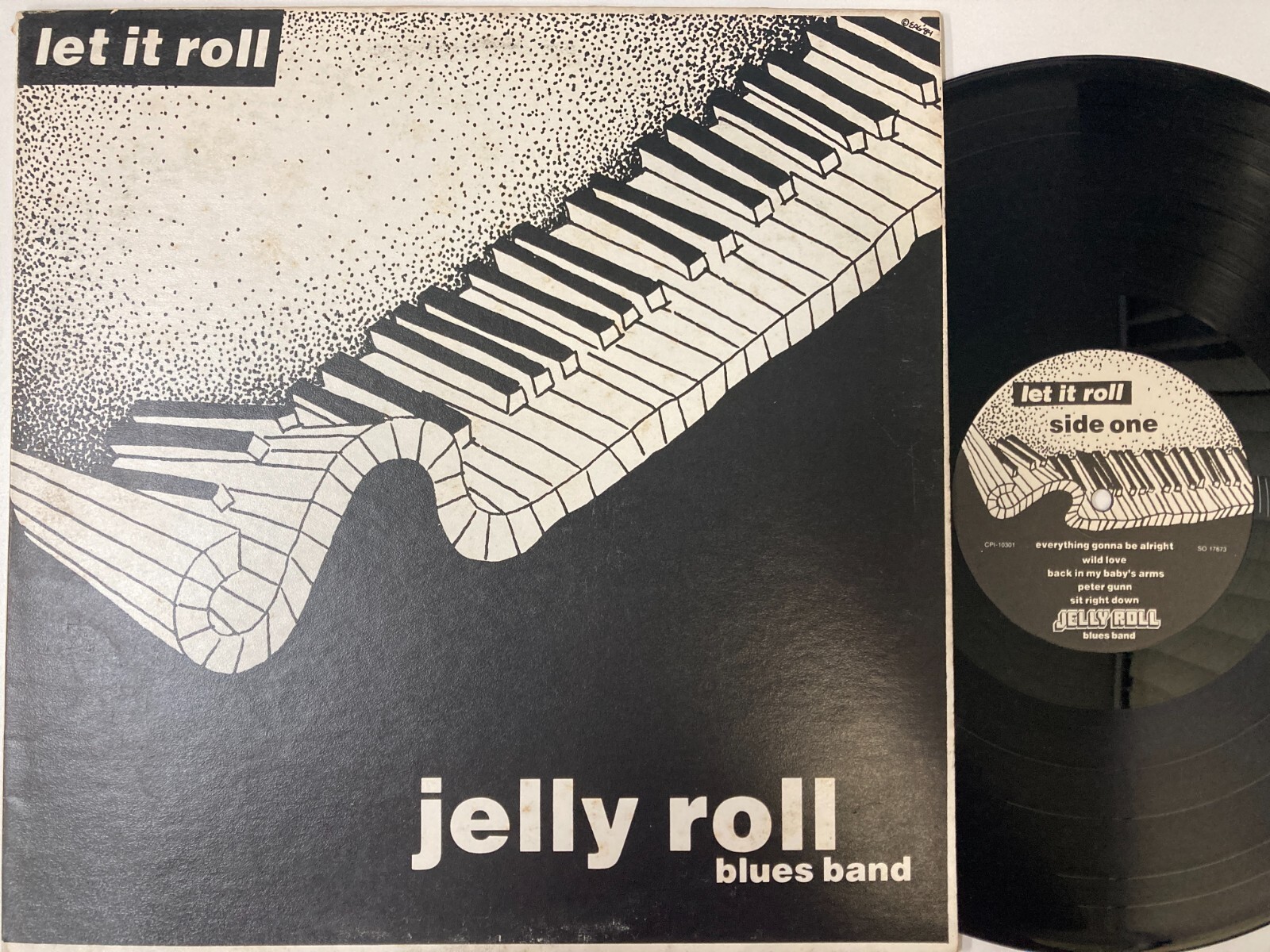 JELLY ROLL BLUES BAND – Let It Roll LP (1984 Private US Pressing)