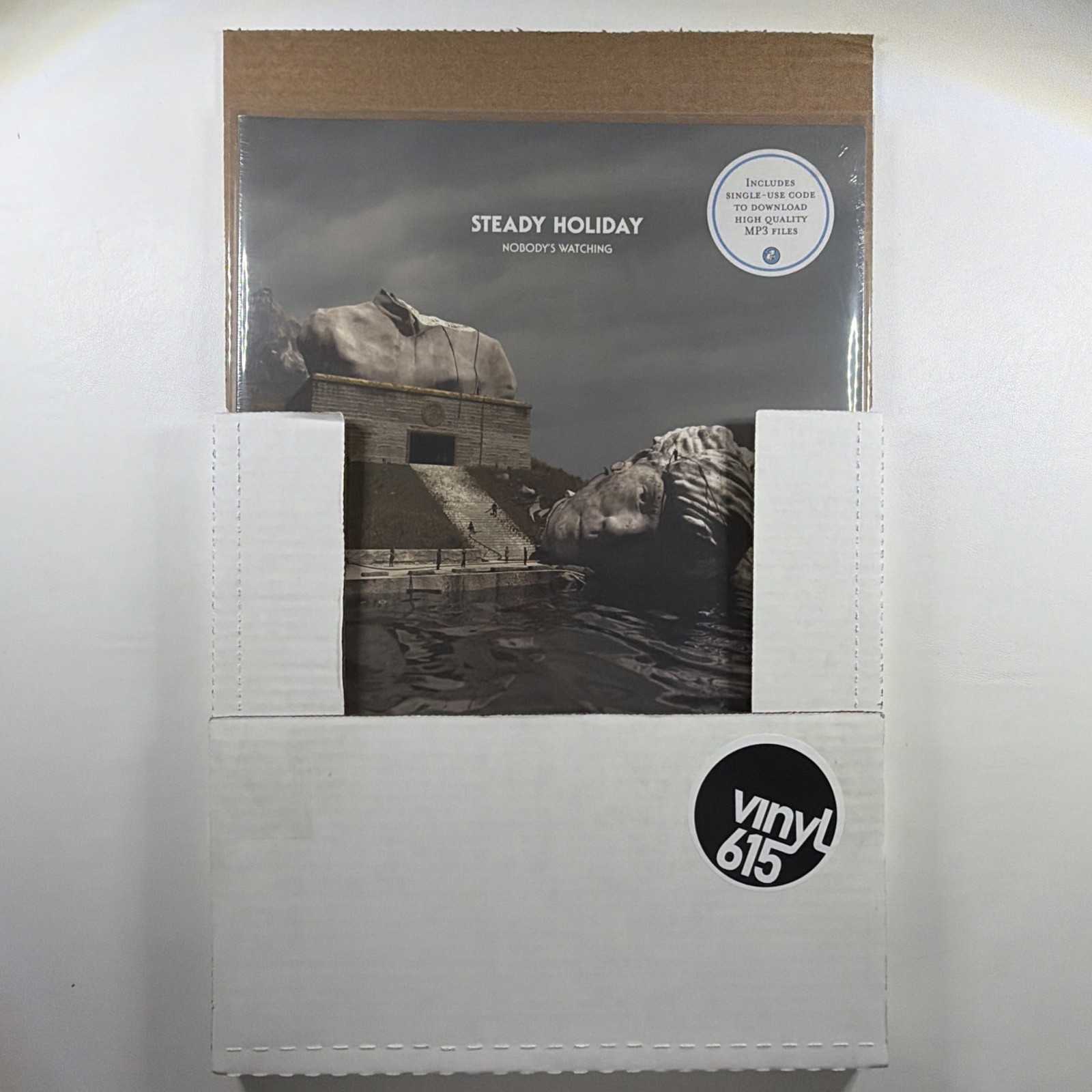 Steady Holiday – Nobody’s Watching LP Barsuk Records BARK179 Sealed 2018